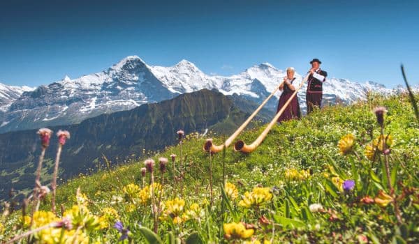 Berner Oberland mit Jungfraujoch, Eiger, Mönch und Jungfrau - Spektakuläre Schweizer Alpenlandschaft