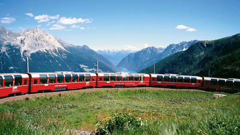 Bahnerlebnis in der Schweiz