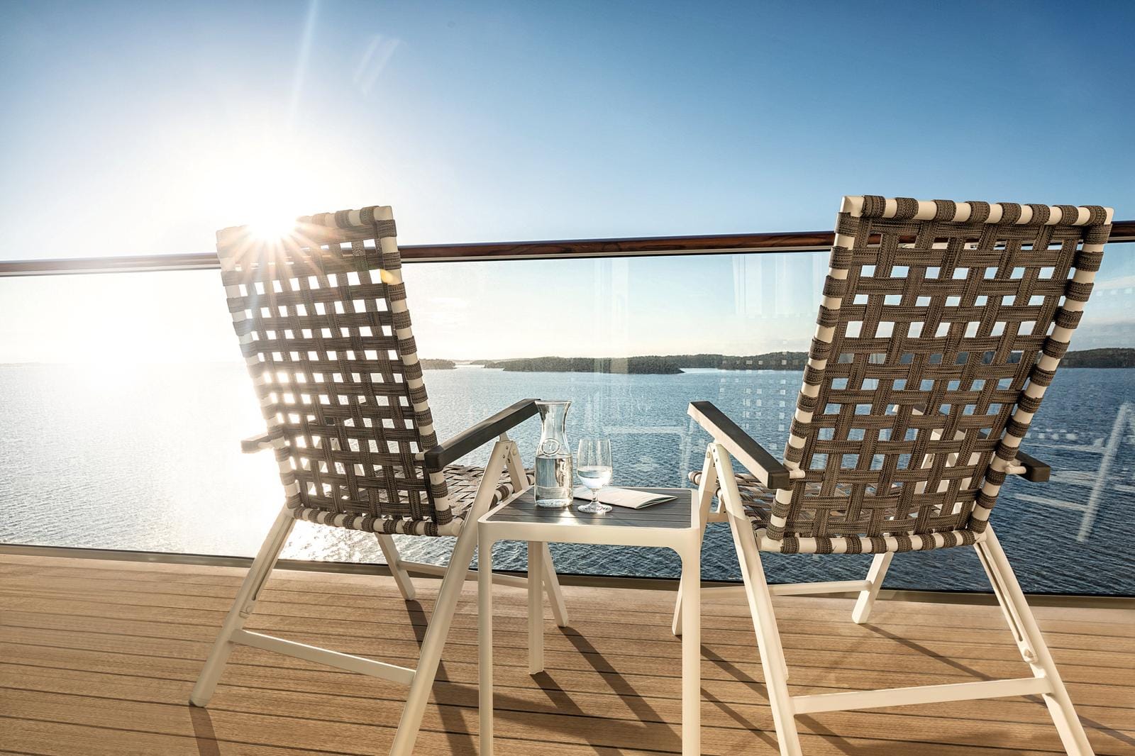 Balkon Kabine Ausblick