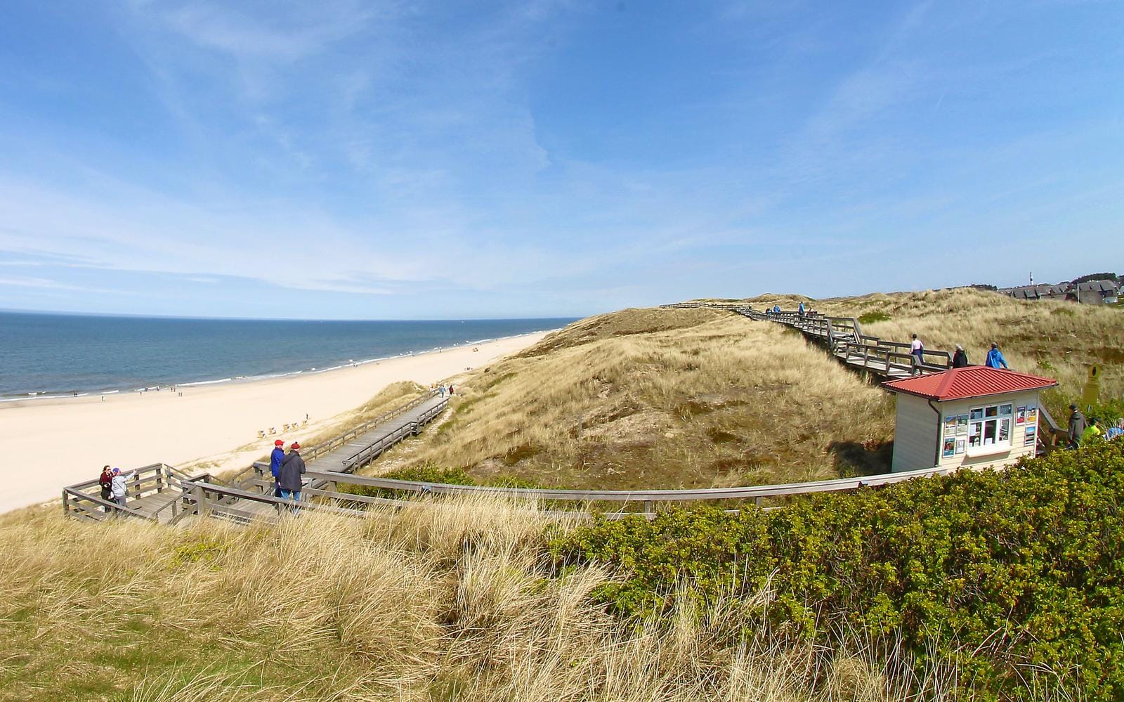 Sonniger Strand auf Sylt, Hotel Sylter Domizil