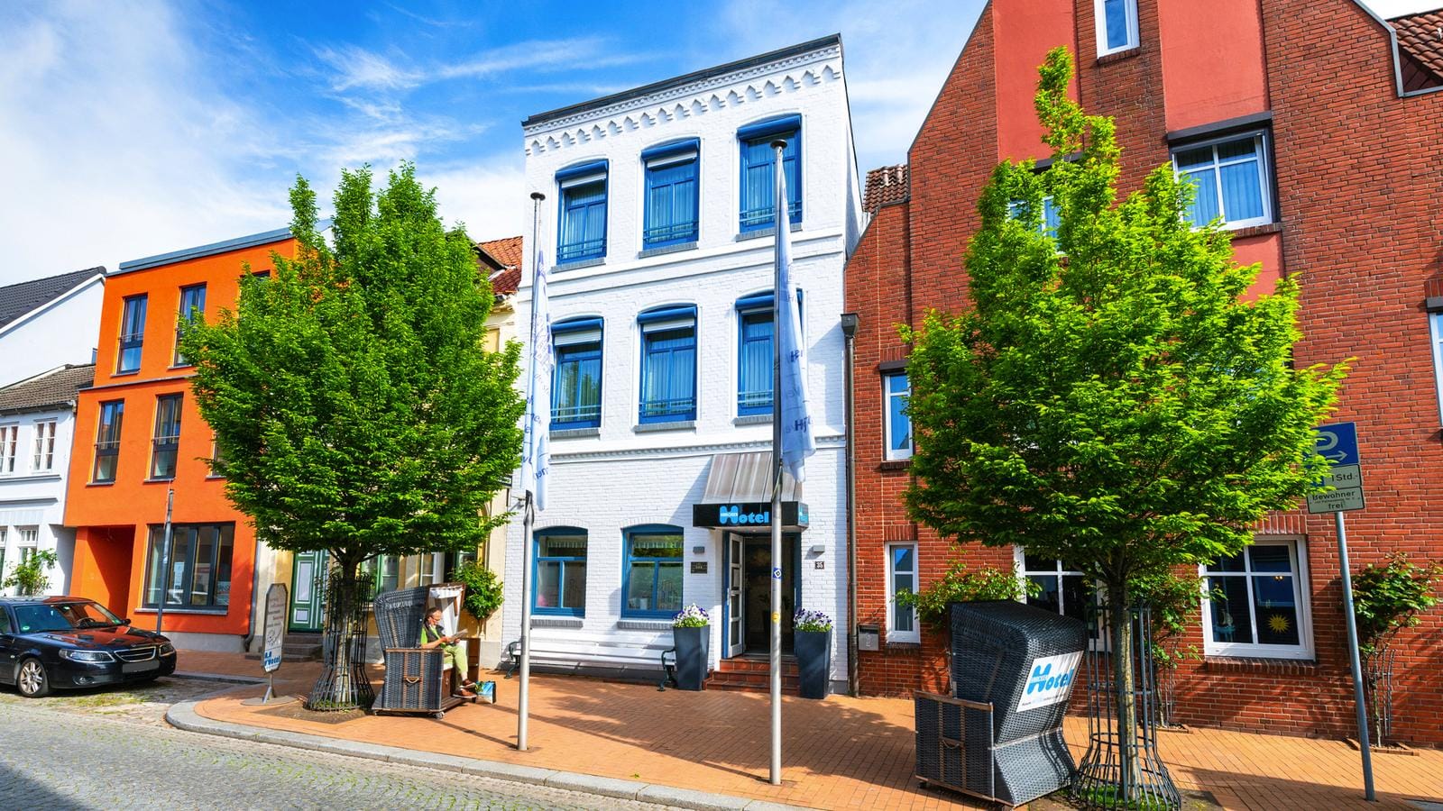 Hübsches Hotel Nordsee-Hotel Hinrichsen Außenansicht