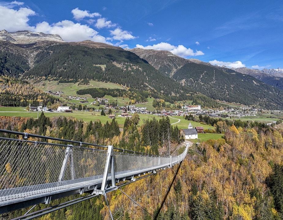 Hängebrücke la Pendenta in Disentis